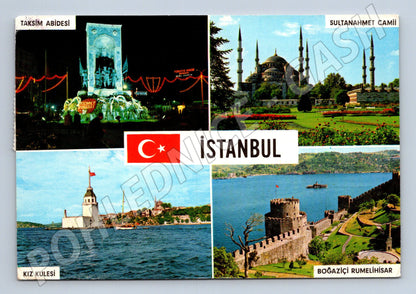Pohlednice Turecko Istanbul panorama 1985 (M26273)