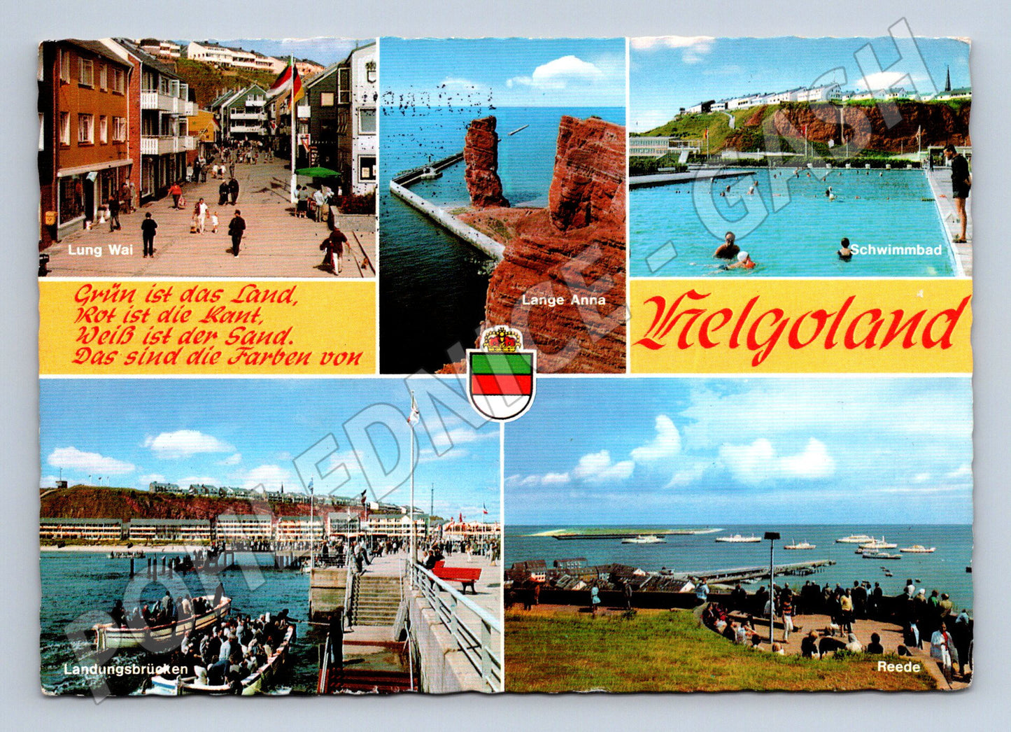 Pohlednice Německo Helgoland různé pohledy 1983 (M26276)