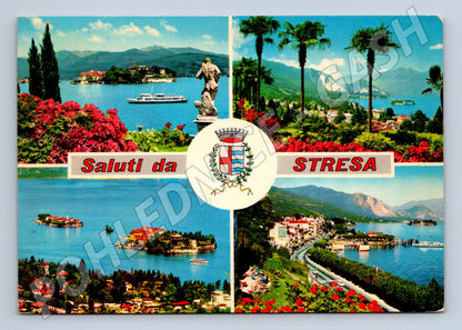 Pohlednice Itálie Stresa Lago Maggiore koláž (M26278)