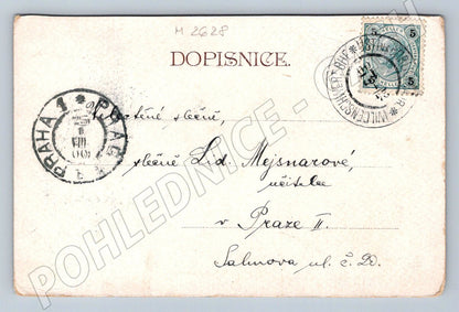 Postcard GREETINGS FROM USTÍ NAD ORLICÍ (M2628)