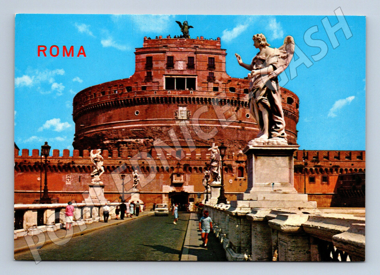 Pohlednice Itálie Řím Castel Sant Angelo 1971 (M26285)