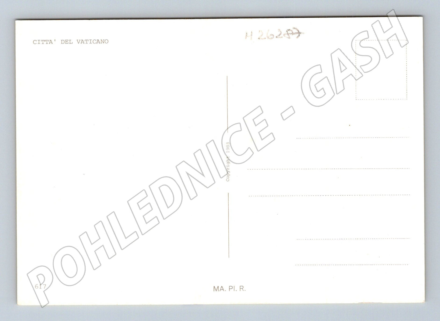 Pohlednice Vatikánská města švýcarská garda památky 1983 (M26287)