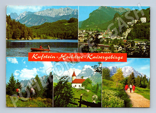 Pohlednice Rakousko Kufstein-Hechtsee-Kaisergebirge 1986 (M26289)