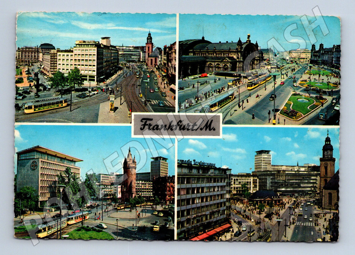 Pohlednice Německo Frankfurt nad Mohanem město 1965 (M26291)
