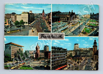 Pohlednice Německo Frankfurt nad Mohanem město 1965 (M26291)