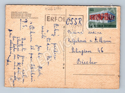Pohlednice Rakousko Vídeň památky 1969 (M26294)