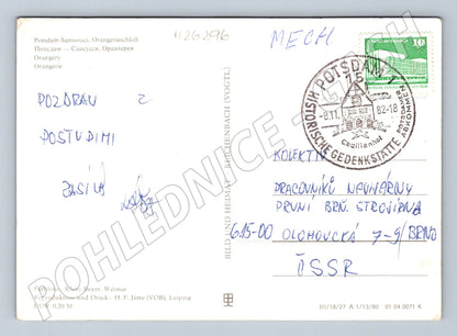 Pohlednice Německo Potsdam Orangerie 1982 (M26296)