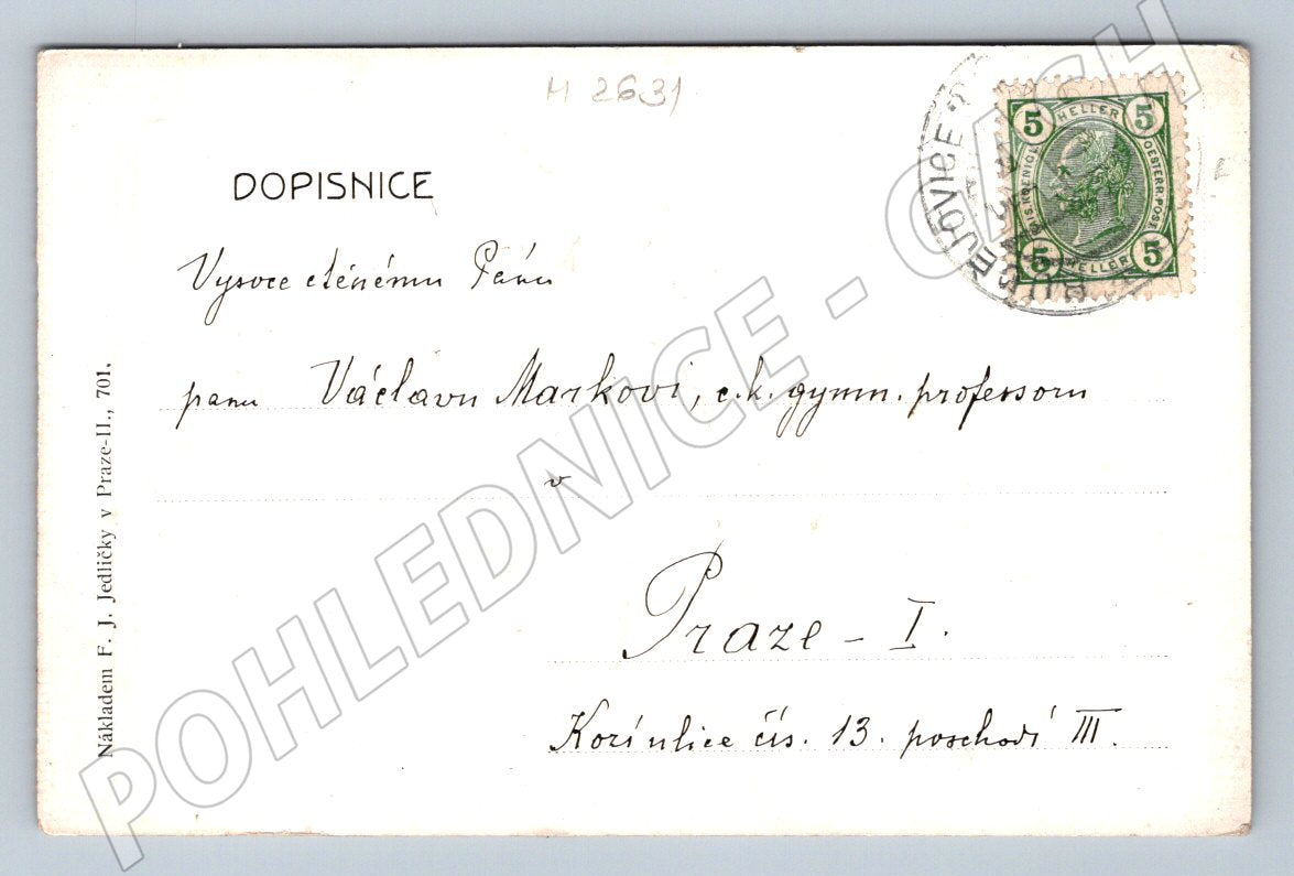 Postcard girl in traditional costume Heartfelt wishes (M2631)