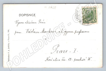 Postcard girl in traditional costume Heartfelt wishes (M2631)