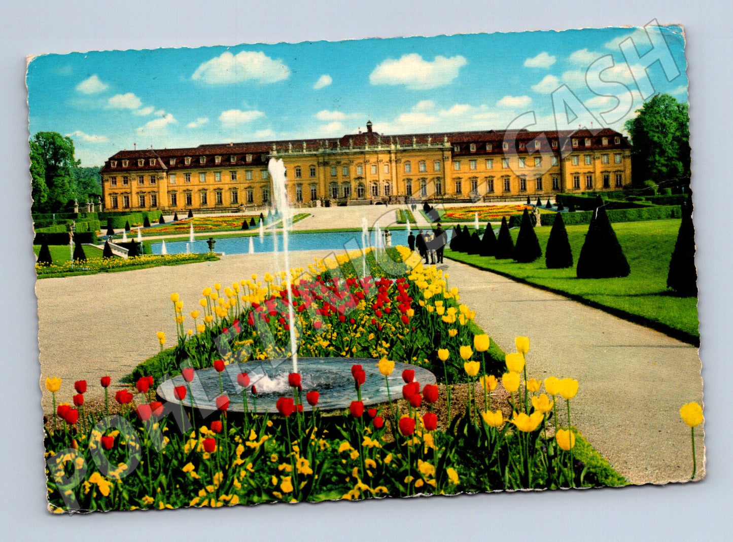 Pohlednice Německo Ludwigsburg zámek zahrady (M26320)
