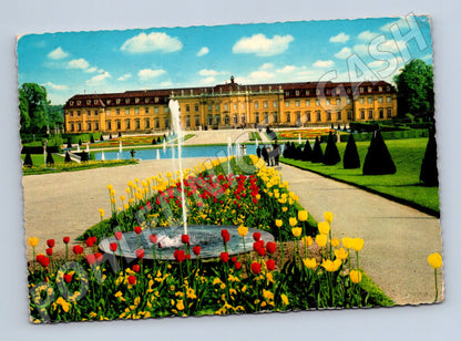 Pohlednice Německo Ludwigsburg zámek zahrady (M26320)