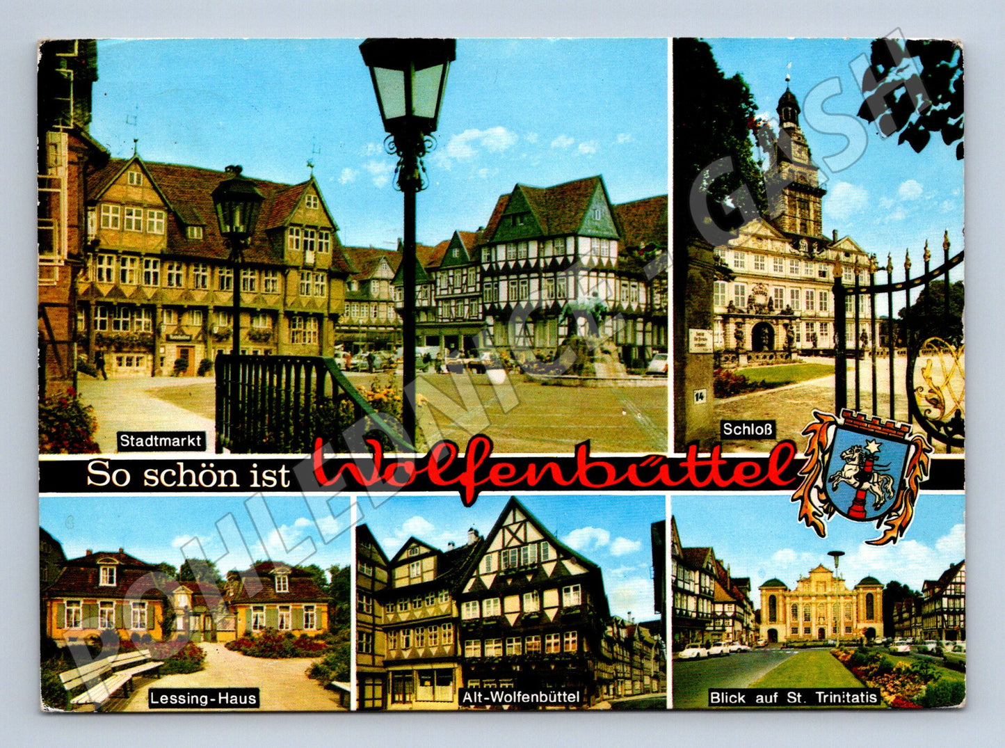 Pohlednice Německo Wolfenbüttel město 1993 (M26322)