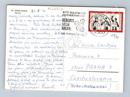 Pohlednice Německo Münster katedrála 1976 (M26324)