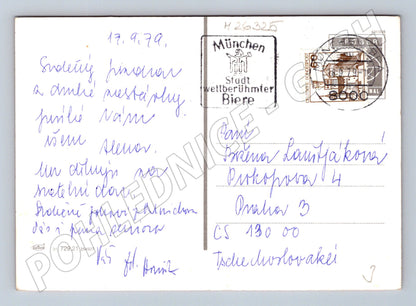 Pohlednice Německo Ingolstadt koláž památek 1979 (M26325)