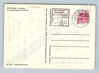 Pohlednice Německo Erlangen více motivů 1980 (M26326)