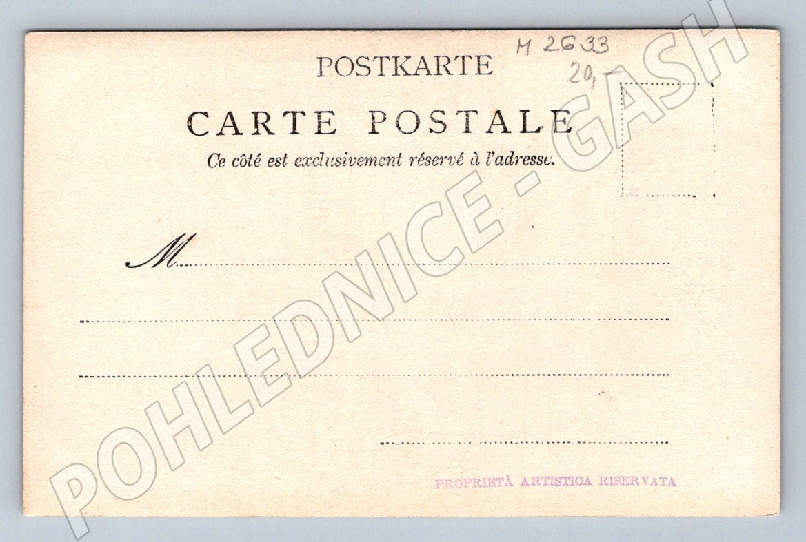 Postcard portrait of young people ethnography (M2633)