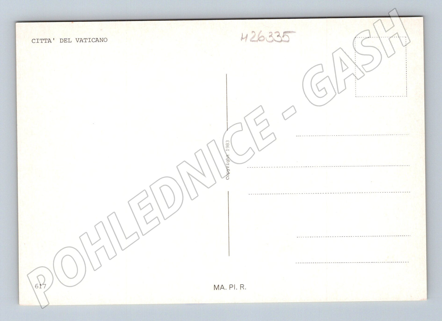 Pohlednice Vatikán švýcarská garda a památky 1983 (M26335)