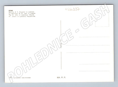 Pohlednice Itálie Řím bazilika S. Giovanni in Laterano 1971 (M26337)