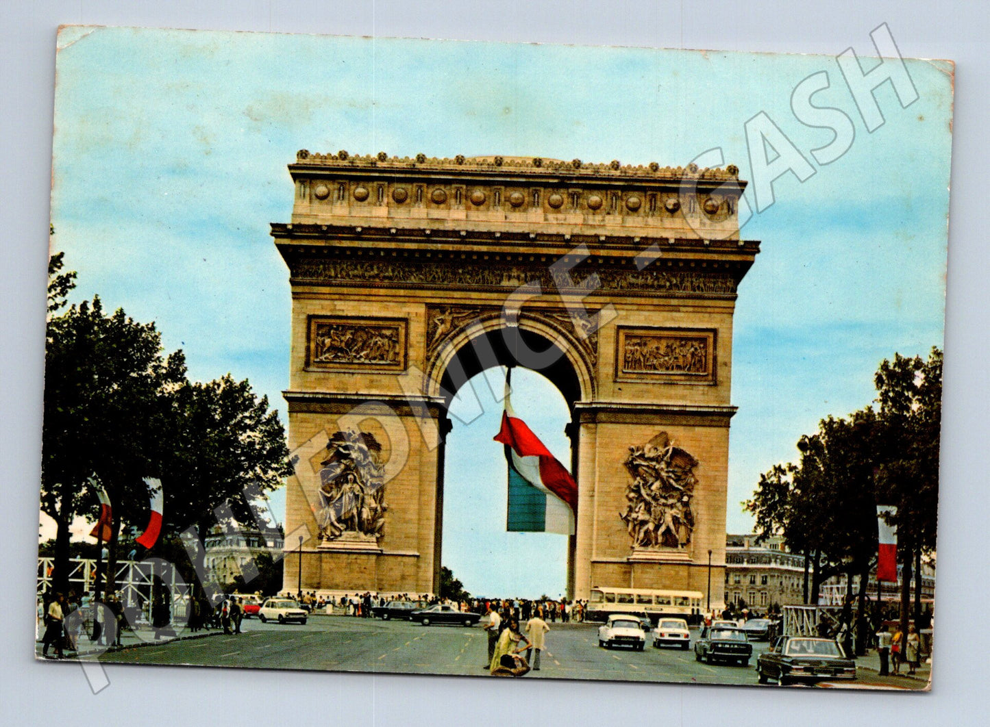 Pohlednice Francie Paříž Vítězný oblouk 1973 (M26349)