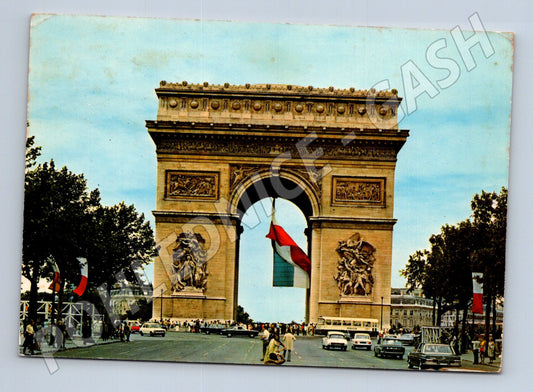 Pohlednice Francie Paříž Vítězný oblouk 1973 (M26349)