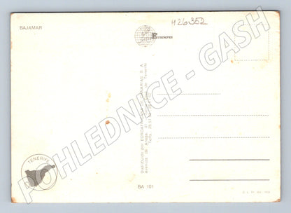 Pohlednice Španělsko Bajamar Tenerife 1978 (M26352)