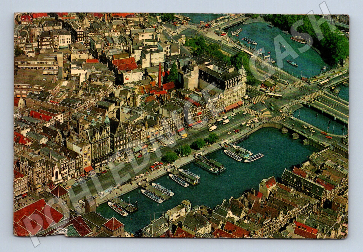 Pohlednice Holandsko Amsterdam letecký pohled (M26386)
