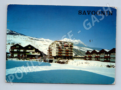 Pohlednice Švýcarsko Savognin horské středisko (M26389)
