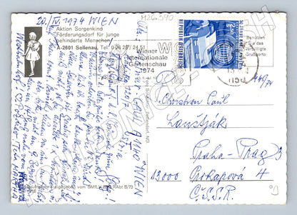 Pohlednice Rakousko Wien budovy pole 1974 (M26390)