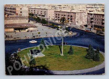 Pohlednice Arménie Leninakan náměstí 1966 (M26396)