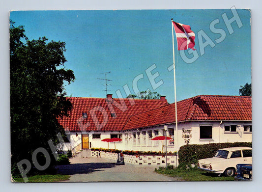 Pohlednice Dánsko Kjorups Kro hotel cca 1970 (M26400)