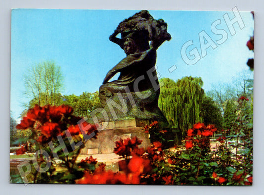Pohlednice Polsko Varšava Chopinův pomník 1970 (M26405)