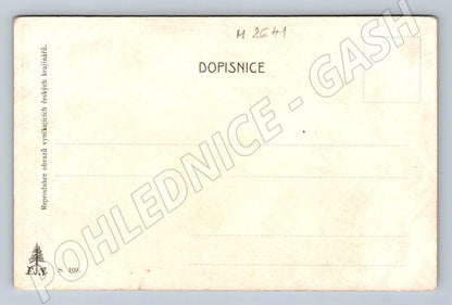 Postcard fisherman in the landscape ethnography (M2641)