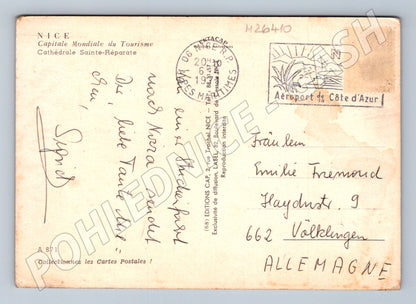 Pohlednice Francie Nice Katedrála Sainte-Reparate 1988 (M26410)