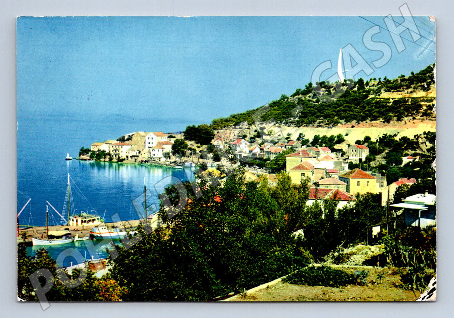 Pohlednice Chorvatsko Podgora panorama 1960s (M26422)