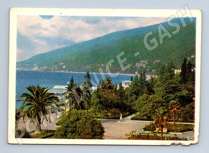 Pohlednice Gagra, SSSR, výhled na moře 1969 (M26424)