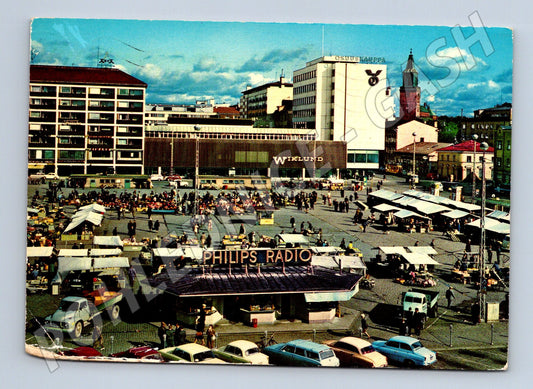 Pohlednice Finsko Turku náměstí Kauppatori 1967 (M26429)