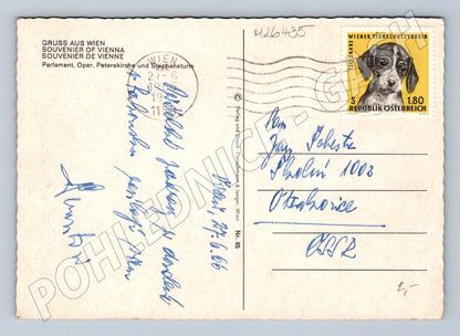 Pohlednice Rakousko Vídeň památky 1966 (M26435)