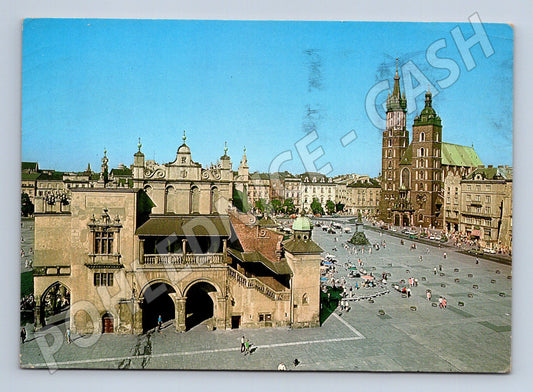 Pohlednice Polsko Krakov Rynek Glowny 1975 (M26438)