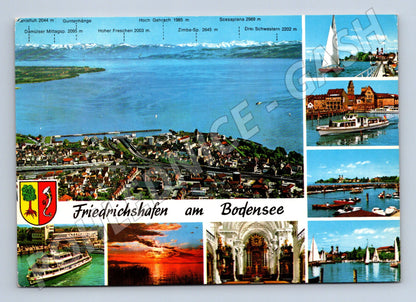 Pohlednice Německo Friedrichshafen Bodensee multi-view 1978 (M26448)