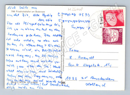 Pohlednice Německo Friedrichshafen Bodensee multi-view 1978 (M26448)