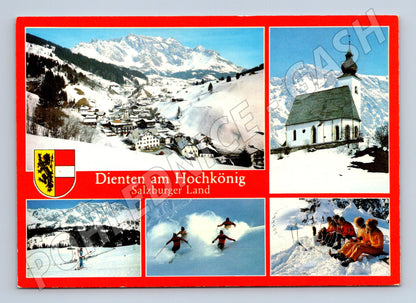 Pohlednice Rakousko Dienten am Hochkönig zimní scény (M26449)
