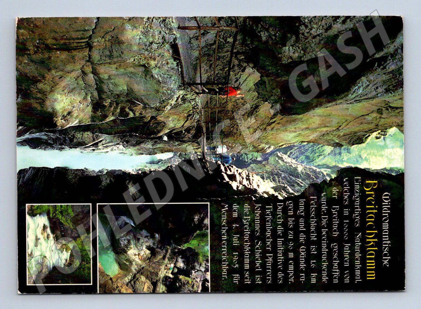 Pohlednice Německo Oberstdorf Breitachklamm 2017 (M26450)