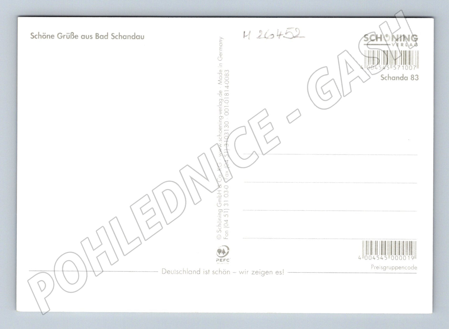 Pohlednice Německo Bad Schandau koláž motivů (M26452)