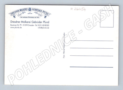 Pohlednice Německo Drážďany Pfund s Molkerei (M26454)