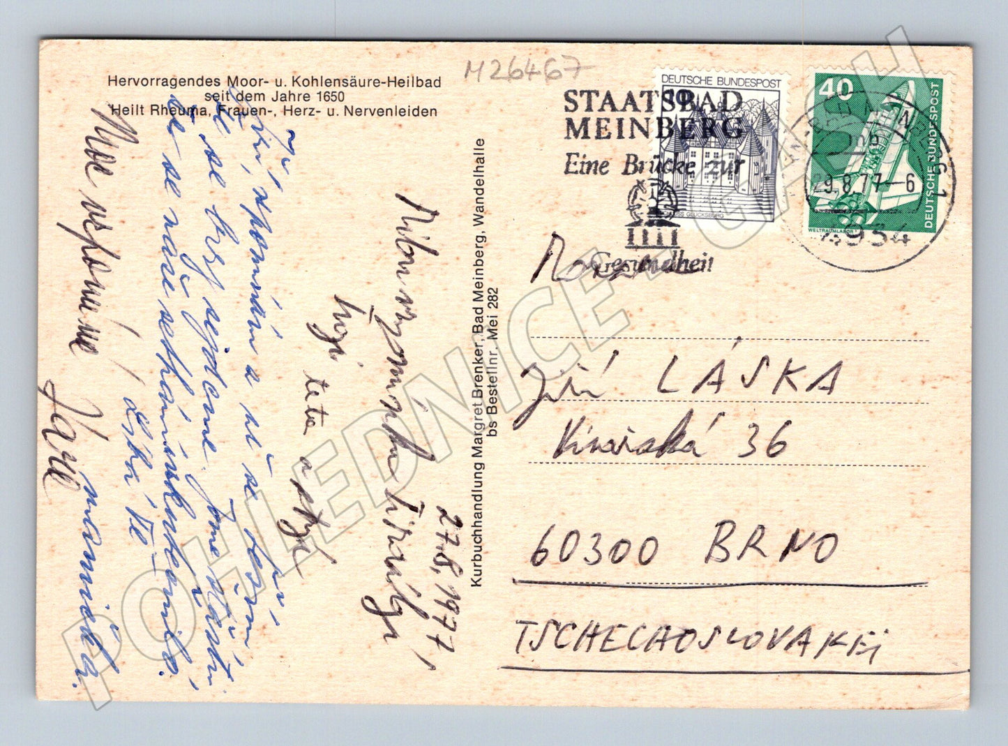 Pohlednice Německo Bad Meinberg více pohledů 1971 (M26467)