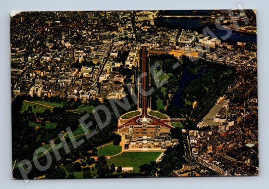 Pohlednice Velká Británie Londýn letecký pohled 1953 (M26473)