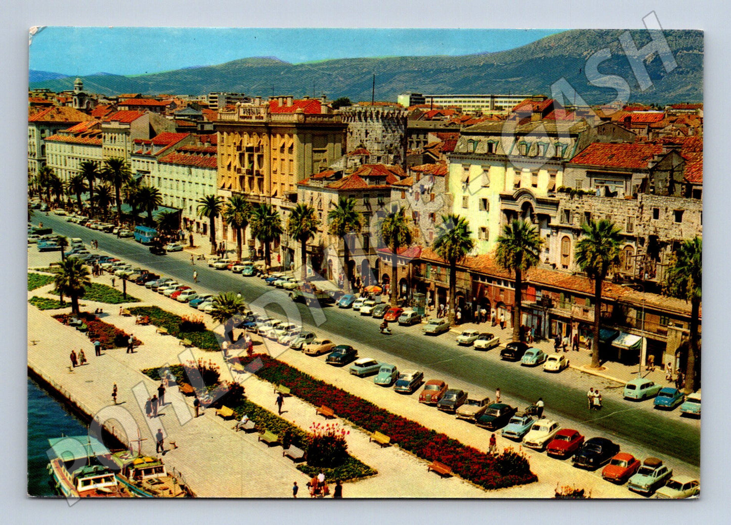 Pohlednice Jugoslávie Split promenáda 1967 (M26474)