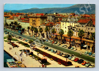 Pohlednice Jugoslávie Split promenáda 1967 (M26474)