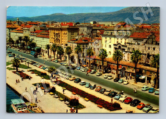 Pohlednice Jugoslávie Split promenáda 1967 (M26474)