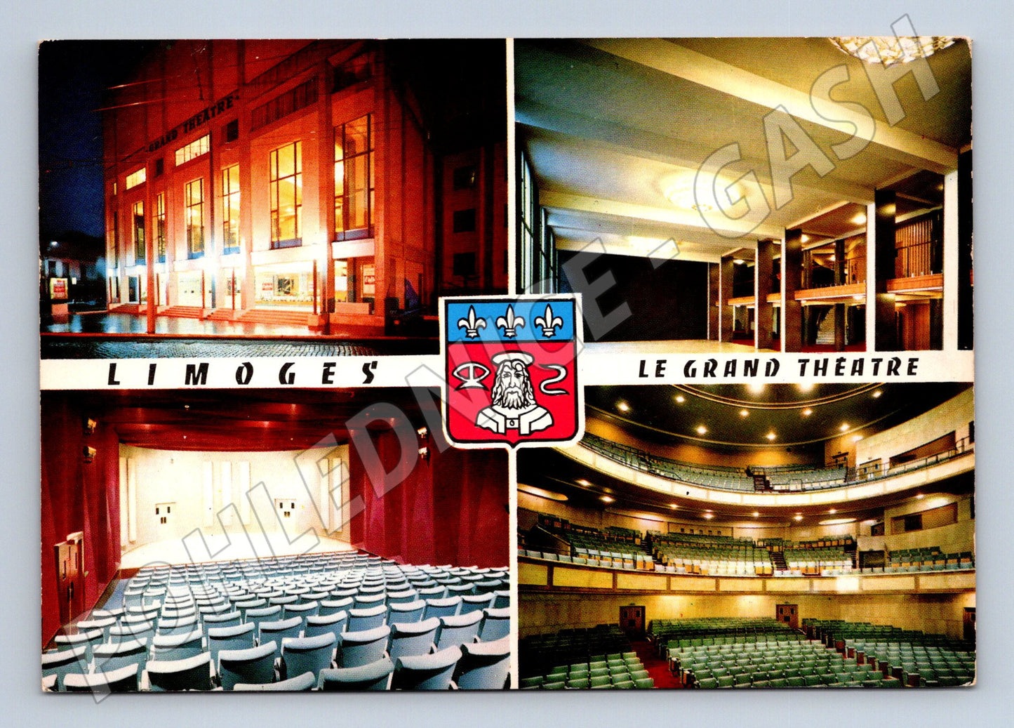 Pohlednice Francie Limoges Le Grand Théâtre 1974 (M26481)